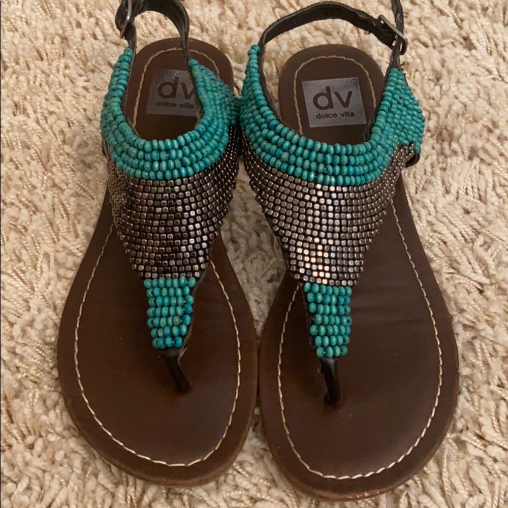 Dolce Vita beaded sandals